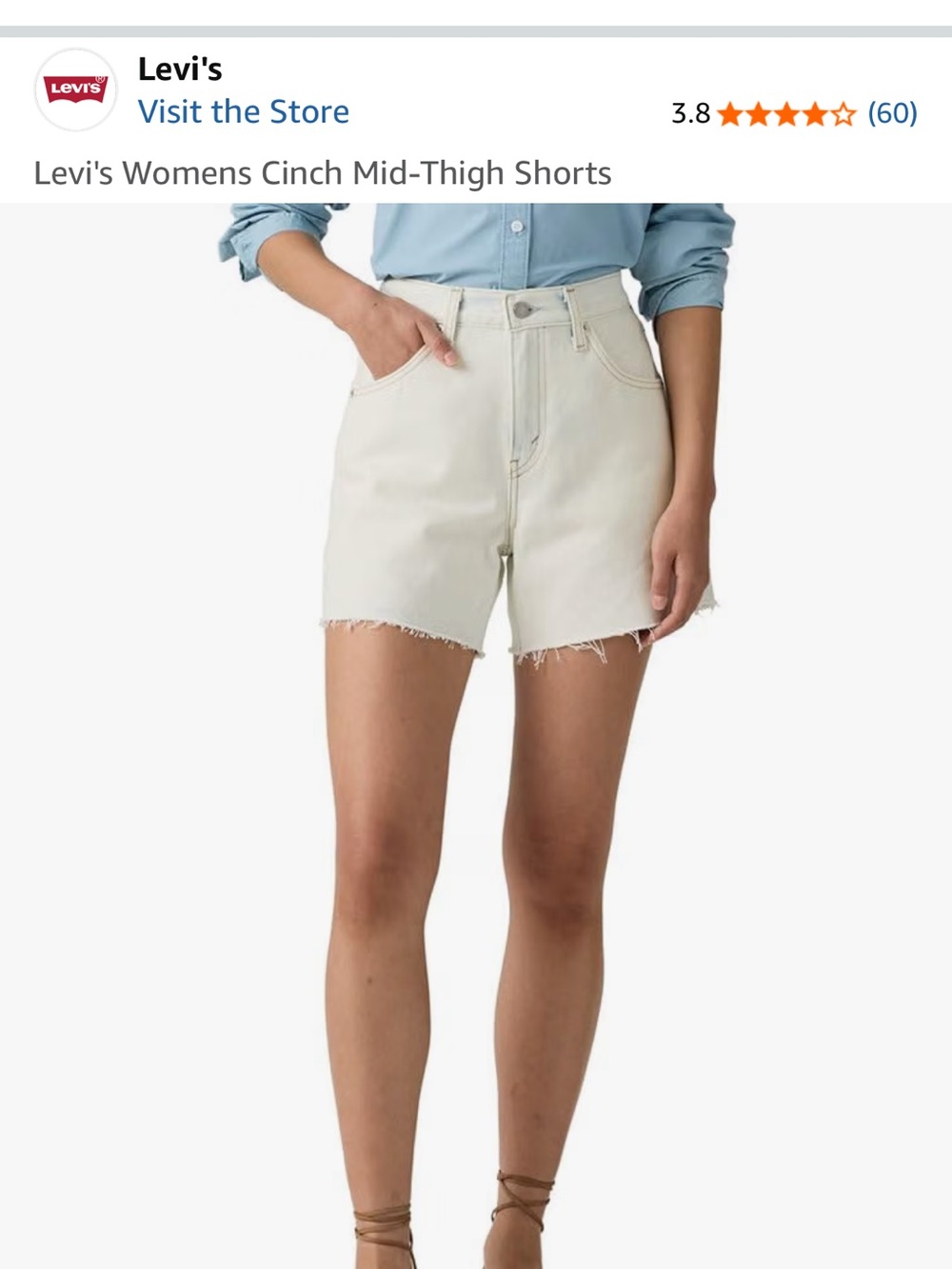 Levi’s Women’s Cinch Mid-thigh Short
